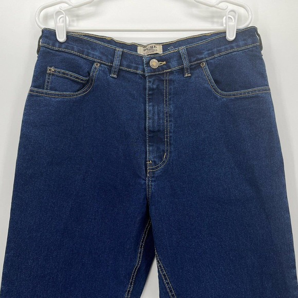 Duke Haband Classic Fit Jeans Men's Size 36 Straight Fit Dark Wash Stretch Denim - Picture 3 of 10